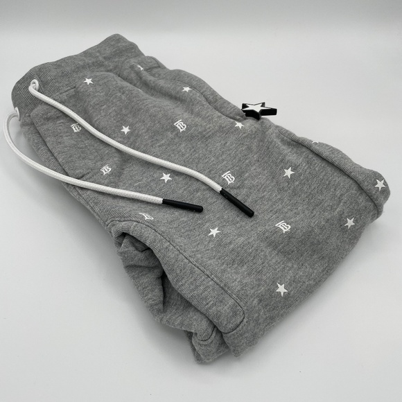 Burberry Gregory Star Logo Grey TB Pattern Joggers